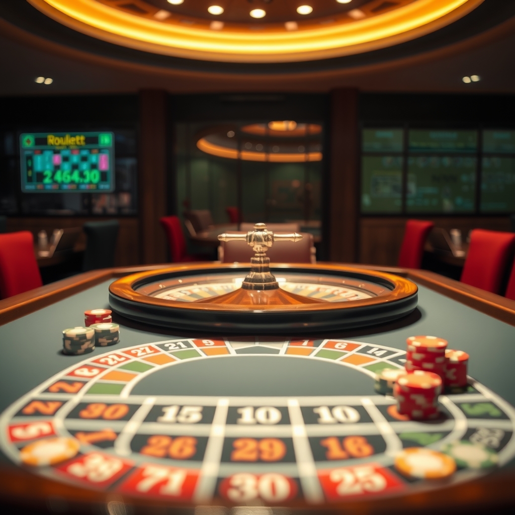 Singapore online casino: A Practical Guide to Game Reviews Casino roulette wheel beside a numbered betting layout and neatly arranged gaming chips